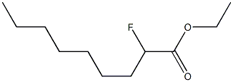 2-フルオロノナン酸エチル 化学構造式