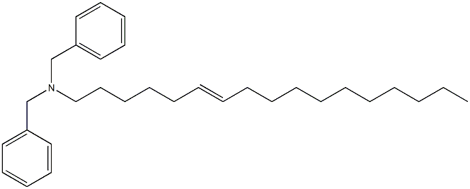 (6-Heptadecenyl)dibenzylamine Structure
