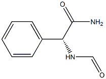 [R,(-)]-2-Formylamino-2-phenylacetamide 结构式