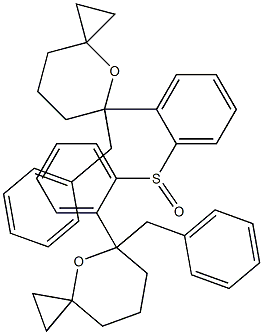 (2-Benzyl-1-oxaspiro[5.2]octan-2-yl)phenyl sulfoxide Struktur