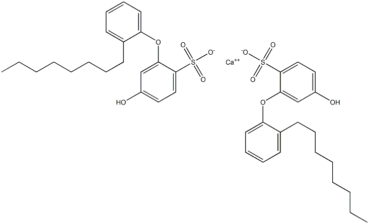 Bis(5-hydroxy-2'-octyl[oxybisbenzene]-2-sulfonic acid)calcium salt