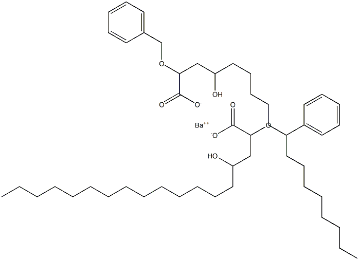 Bis(2-benzyloxy-4-hydroxystearic acid)barium salt