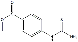p-Thioureidobenzenesulfinic acid methyl ester