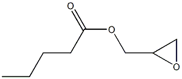 Valeric acid glycidyl ester Structure