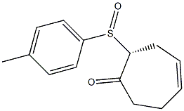 (2R)-2-[(4-Methylphenyl)sulfinyl]cyclohepta-4-en-1-one Struktur