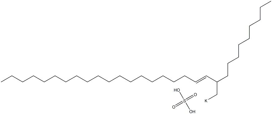Sulfuric acid 2-nonyl-3-docosenyl=potassium ester salt