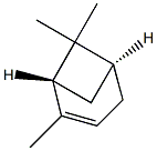 (1R,5S)-2,6,6-Trimethylbicyclo[3.1.1]hepta-2-ene Structure
