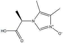 3-[(R)-1-Carboxyethyl]-4,5-dimethyl-3H-imidazole 1-oxide Struktur
