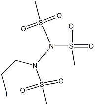 1-(2-Iodoethyl)-1,2,2-tris(methylsulfonyl)hydrazine