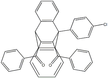 11,12-Dibenzoyl-9,10-dihydro-9-(4-chlorophenyl)-9,10-ethenoanthracene