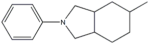 Hexahydro-5-methyl-2-phenylisoindoline,,结构式