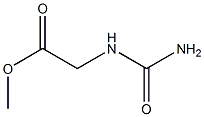 Ureidoacetic acid methyl ester Struktur
