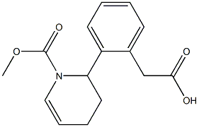 2-[2-(Hydroxycarbonylmethyl)phenyl]-1,2,3,4-tetrahydropyridine-1-carboxylic acid methyl ester