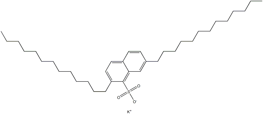 2,7-Ditridecyl-1-naphthalenesulfonic acid potassium salt