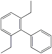 2,6-ジエチル-1,1'-ビフェニル 化学構造式