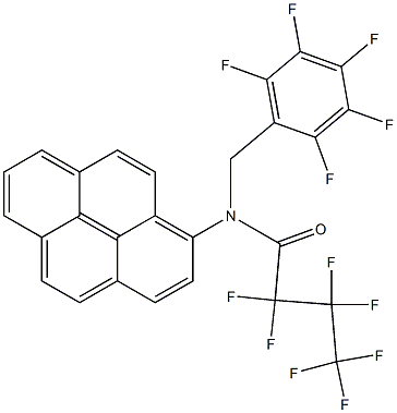 1-[(2,3,4,5,6-Pentafluorobenzyl)(heptafluorobutyryl)amino]pyrene