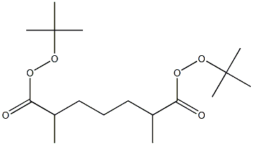Heptane-2,6-di(peroxycarboxylic acid)di-tert-butyl ester Structure