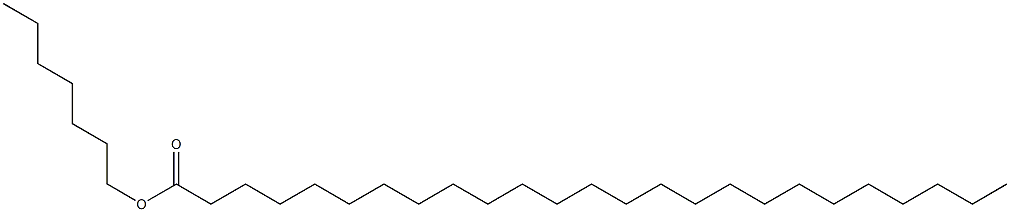 Pentacosanoic acid heptyl ester Struktur