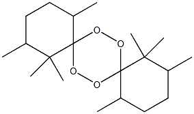 1,1,2,5,10,10,11,14-Octamethyl-7,8,15,16-tetraoxadispiro[5.2.5.2]hexadecane Struktur