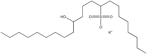 13-Hydroxydocosane-9-sulfonic acid potassium salt|