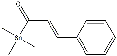 [(E)-Cinnamoyl]trimethylstannane Struktur