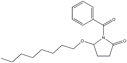 5-(Octyloxy)-1-[benzoyl]pyrrolidin-2-one Structure