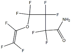 2,2,3,3,4,4-Hexafluoro-4-(1,2,2-trifluorovinyloxy)butyramide 结构式