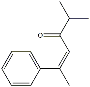 (Z)-5-Methyl-2-phenyl-2-hexen-4-one Structure