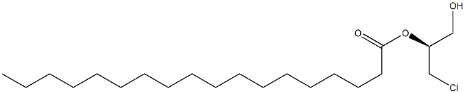 [S,(-)]-3-Chloro-1,2-propanediol 2-stearate Structure