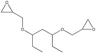 3,5-Bis(glycidyloxy)heptane Structure