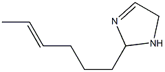 2-(4-Hexenyl)-3-imidazoline 结构式