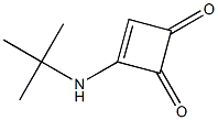 3-tert-Butylamino-3-cyclobutene-1,2-dione Struktur