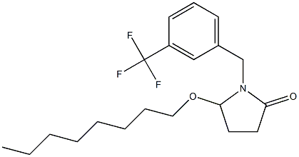 5-(Octyloxy)-1-[3-(trifluoromethyl)benzyl]pyrrolidin-2-one Structure