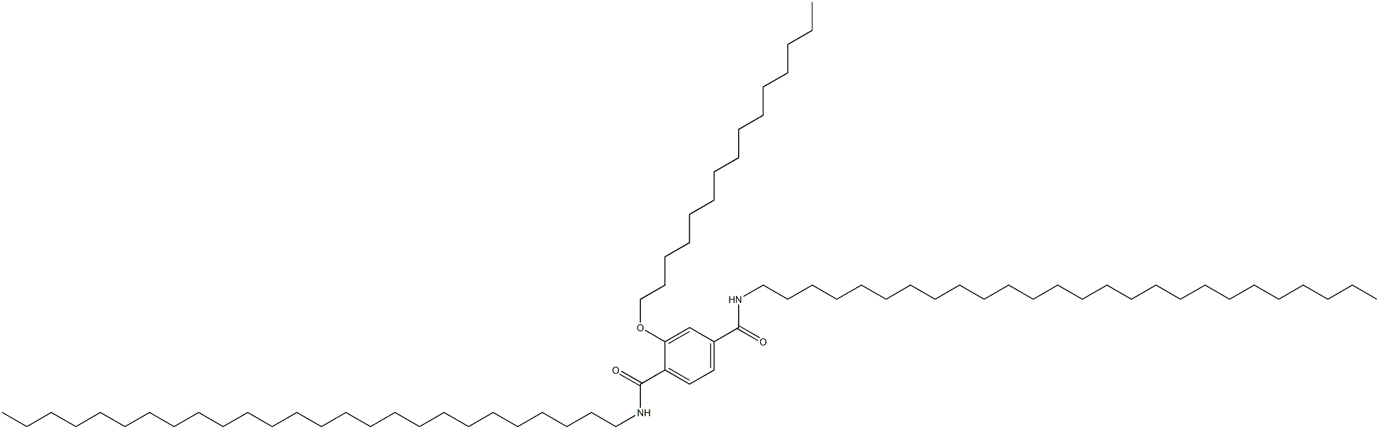 2-(Pentadecyloxy)-N,N'-dihexacosylterephthalamide Structure