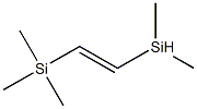(E)-1-ジメチルシリル-2-トリメチルシリルエテン 化学構造式