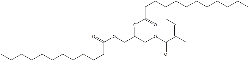 1-O-[(Z)-2-Methyl-2-butenoyl]-2-O,3-O-dilauroyl-L-glycerol