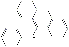 9-(Phenyltelluro)anthracene Struktur