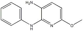 6-Methoxy-2-(phenylamino)-3-pyridinamine Structure
