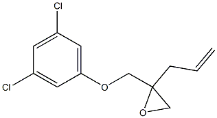 3,5-Dichlorophenyl 2-allylglycidyl ether Struktur