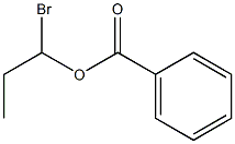 Benzenecarboxylic acid 1-bromopropyl ester Struktur