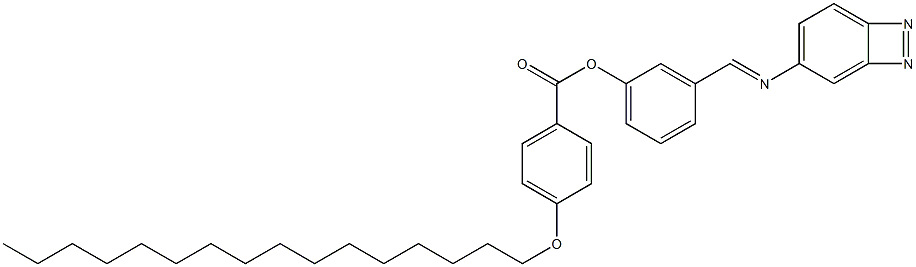4-(Hexadecyloxy)benzoic acid 3-[(azobenzen-4-yl)iminomethyl]phenyl ester|