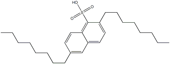 2,6-Dioctyl-1-naphthalenesulfonic acid|