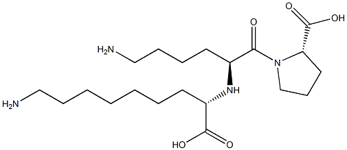 (S)-2-[[(S)-1-[[(2S)-2-Carboxypyrrolidin-1-yl]carbonyl]-5-aminopentyl]amino]-9-aminononanoic acid|