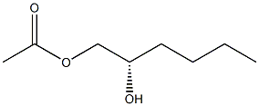 Acetic acid (2S)-2-hydroxyhexyl ester Structure