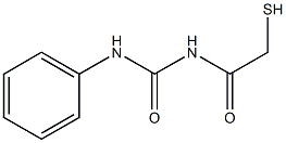 1-Phenyl-3-(mercaptoacetyl)urea Struktur