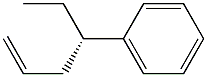[S,(+)]-4-Phenyl-1-hexene 结构式