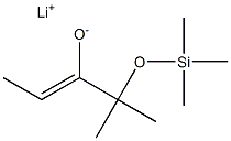 Lithium(Z)-1-(1-trimethylsilyloxy-1-methylethyl)-1-propene-1-olate Struktur