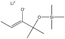 Lithium(Z)-1-(1-trimethylsilyloxy-1-methylethyl)-1-propene-1-olate Structure
