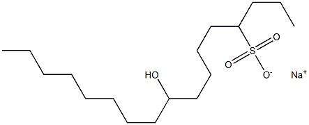 9-Hydroxyheptadecane-4-sulfonic acid sodium salt