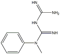 1-Phenyl-1-methyl-3-amidinoguanidine Structure